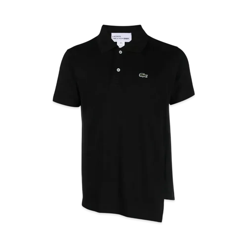 Comme des Garcons Shirt x LACOSTE Asymmetry Polo Shirt "Black"