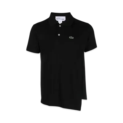 Comme des Garcons Shirt x LACOSTE Asymmetry Polo Shirt "Black"
