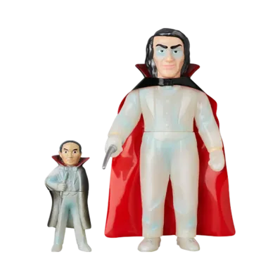 MEDICOM TOY "Toei Retro Sofvi Collection" -Masked Rider- Dr. Shinigami (New Color Phosphorescent) + Mini Soft Vinyl