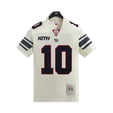 Kith x the NFL: Giants Mitchell x Ness Eli Manning Jersey "Sandrift"