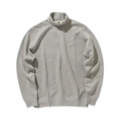 BEAMS Sweat Turtle Neck "Gray"