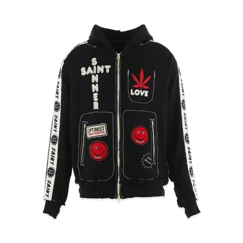 SAINT Mxxxxxx x A Love Movement ALM_Knit Jerjey "Black"
