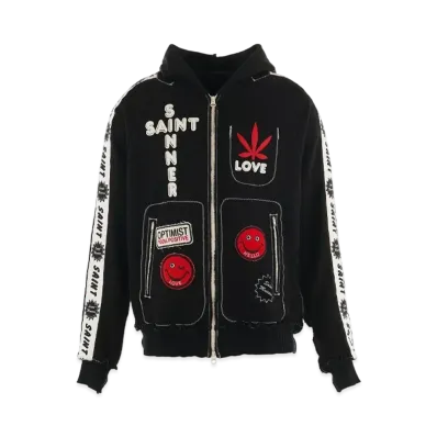 SAINT Mxxxxxx x A Love Movement ALM_Knit Jerjey "Black"