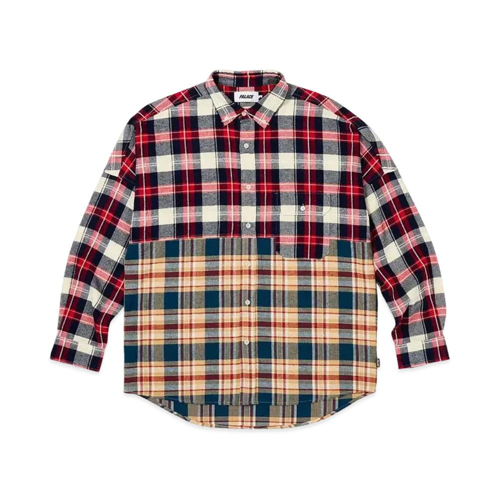 PALACE Checkmate Drop Shoulder Shirt "Red"