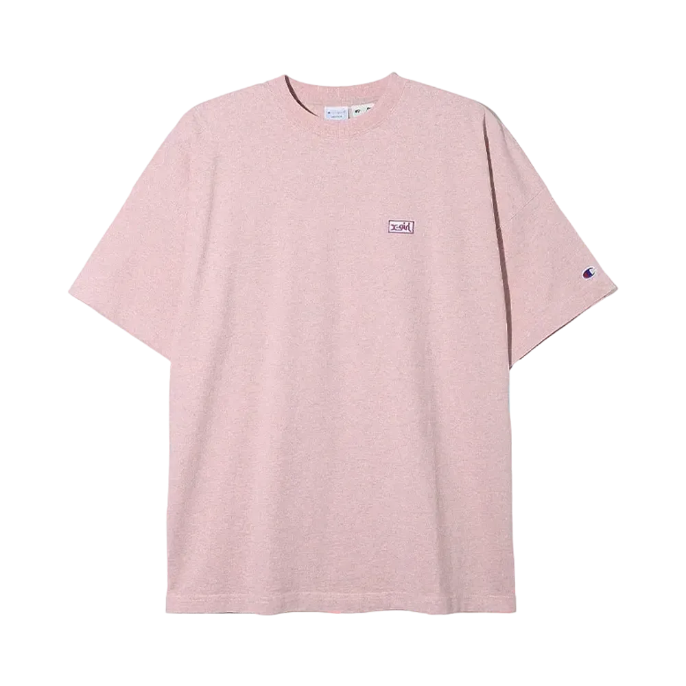X-Girl X Champion S/S Big Tee Dress "Pink"