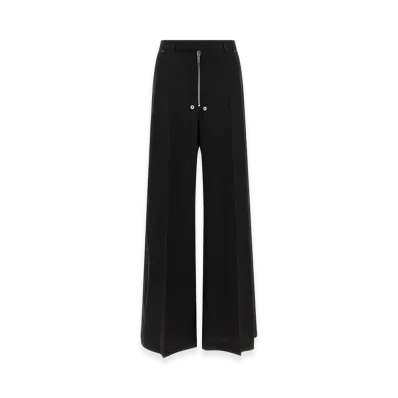 Rick Owens Women's Tailored Wide Belas' Pants "Black"