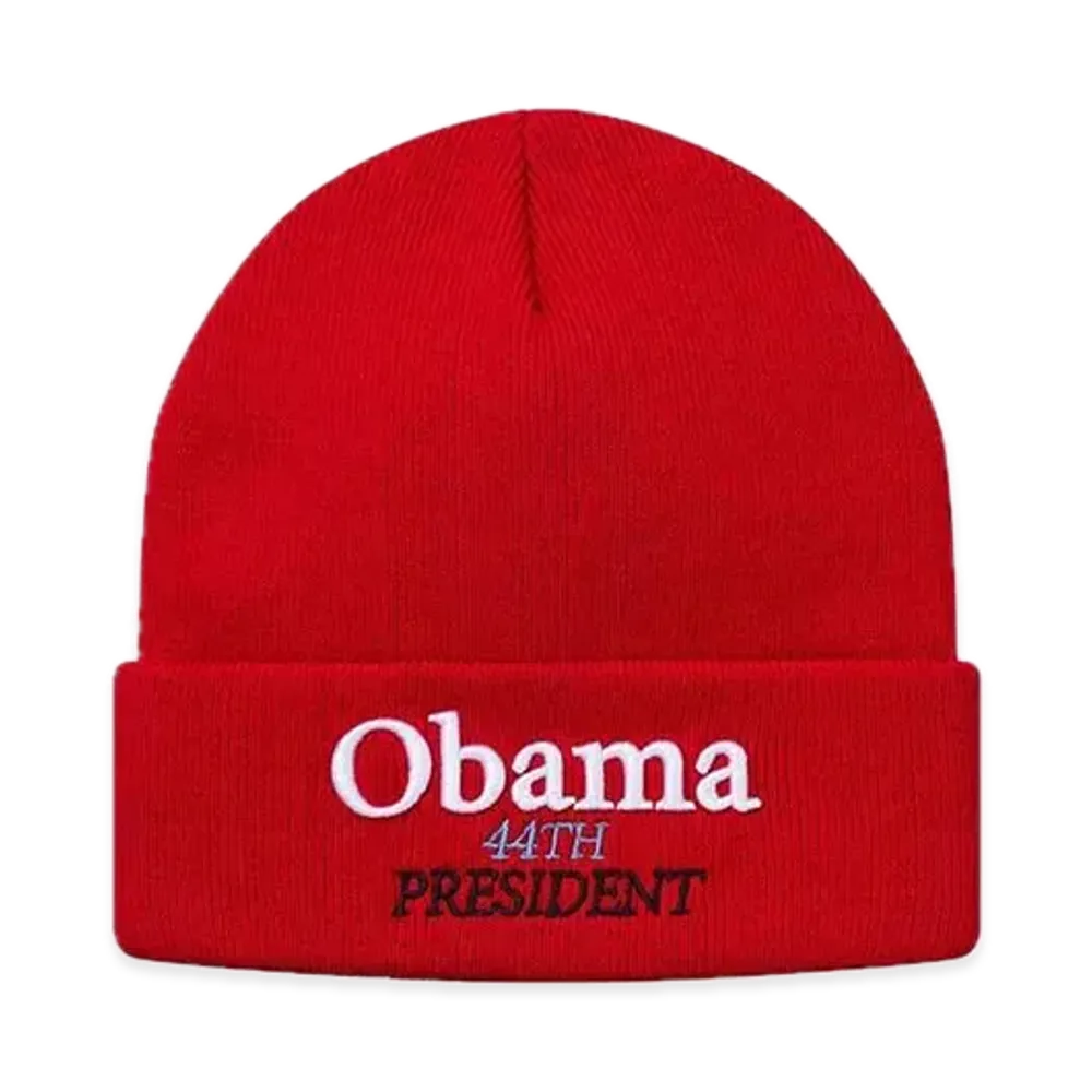 Supreme Obama Beanie "Red"