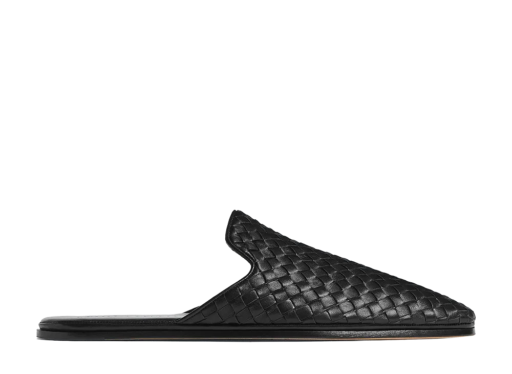 Bottega Veneta Palazzo Slippers "Black"