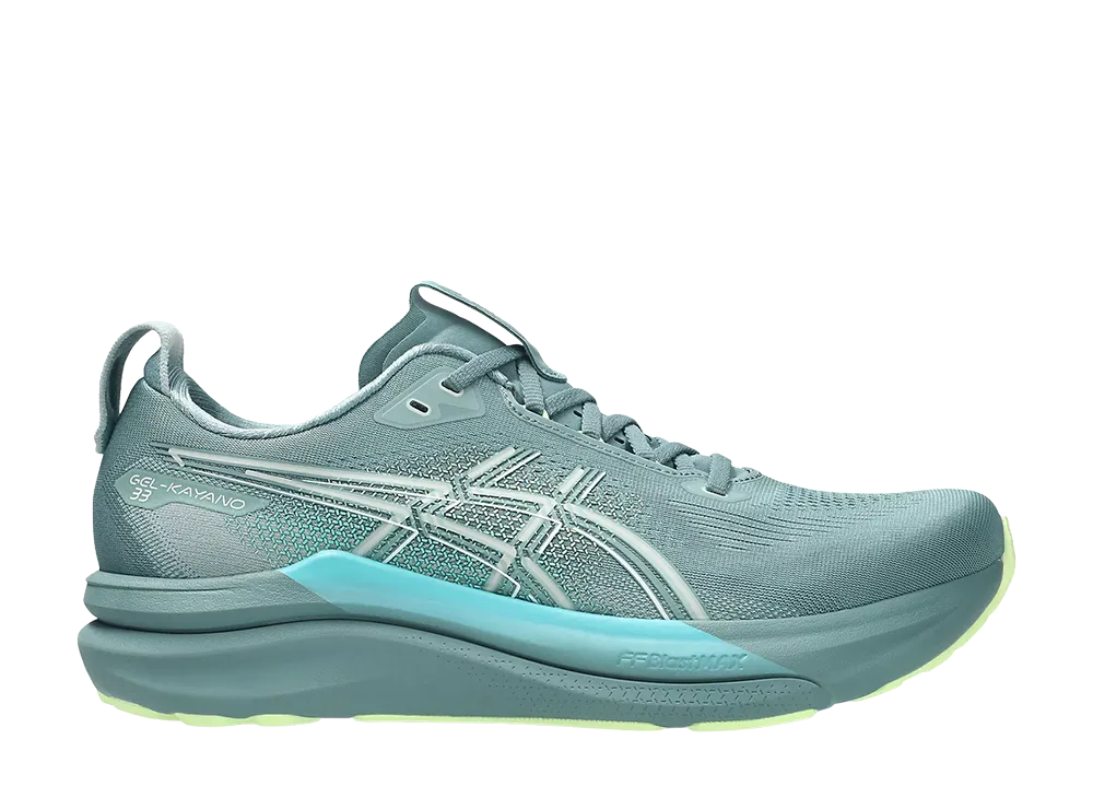 Asics Gel-Kayano 33 "Foggy Teal/Illuminate Yellow"