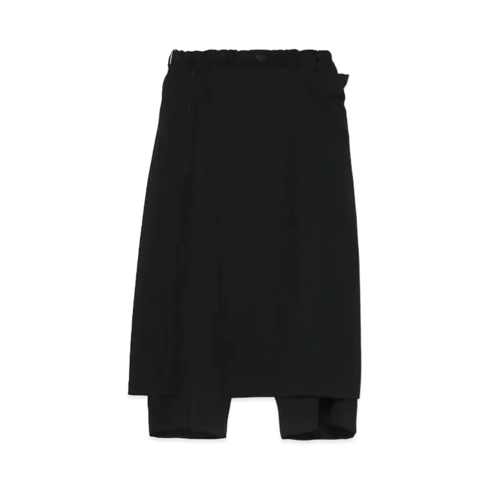 Yohji Yamamoto Pour Homme W/GABARDINE WRAP PANTS "Black"
