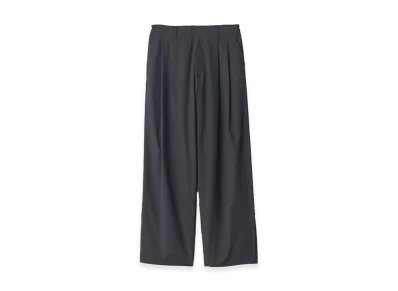 ssstein Cotton Nylon Wide Easy Trousers "Black"
