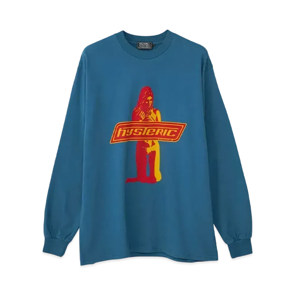 HYSTERIC GLAMOUR Good Times T-Shirt "Blue"