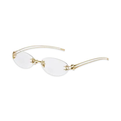 Gentle Monster Node 030 "Gold/Clear"