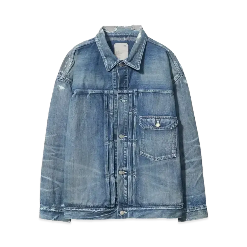 MADNESS MADNESS HEAVY WASHED 501 DENIM JACKET "INDIGO"