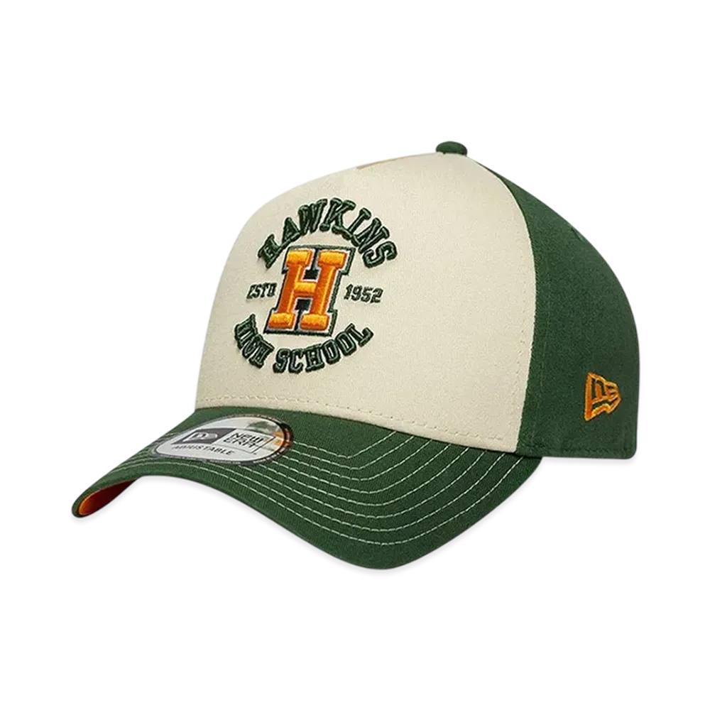 NEW ERA x Netflix Stranger Things 9Forty A-Frame "Off-White/Moss Green"