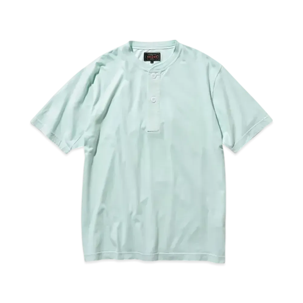 BEAMS Henley Neck Tee 30 "Sax"