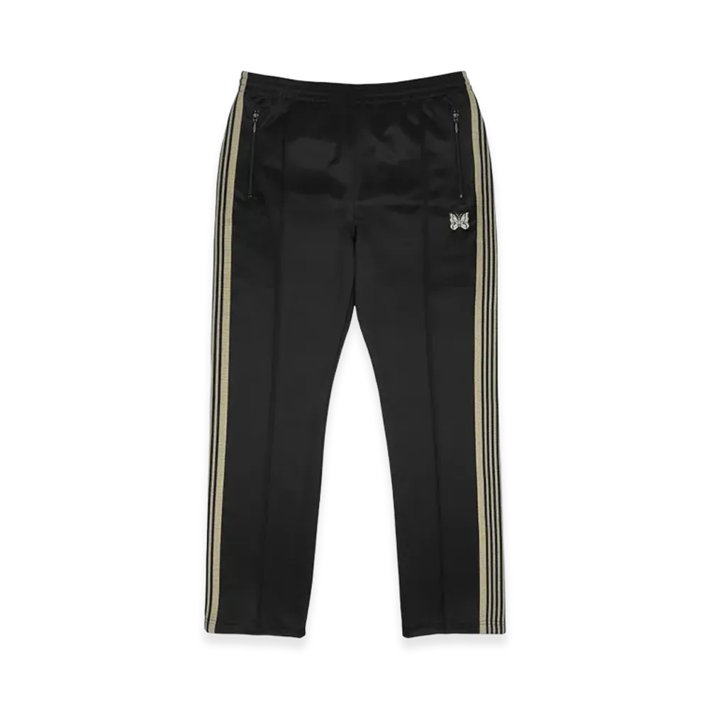 NEEDLES x LHP Narrow Track Pants Poly Smooth "Black"