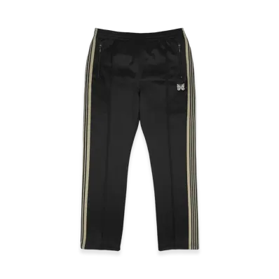 NEEDLES x LHP Narrow Track Pants Poly Smooth "Black"