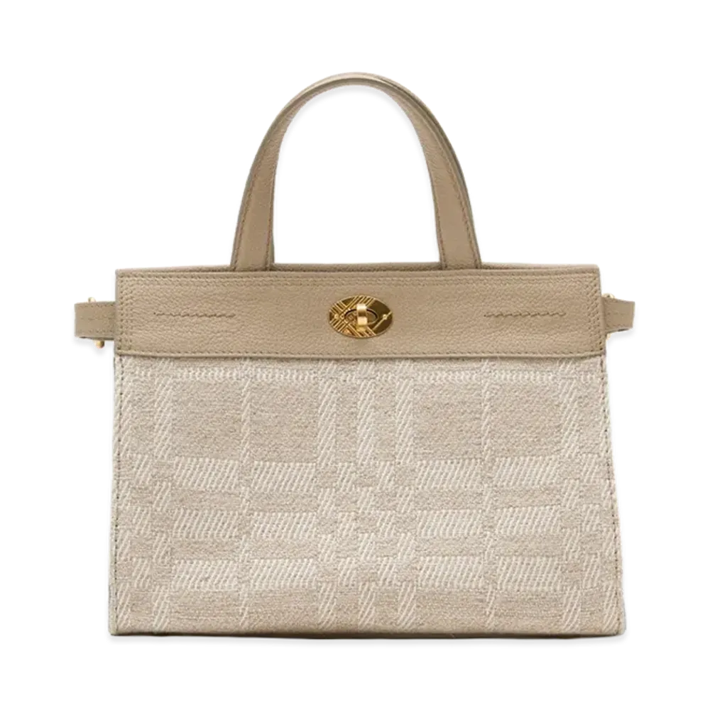 Burberry Women's Mini Cotswolds Tote "Natural Beige"