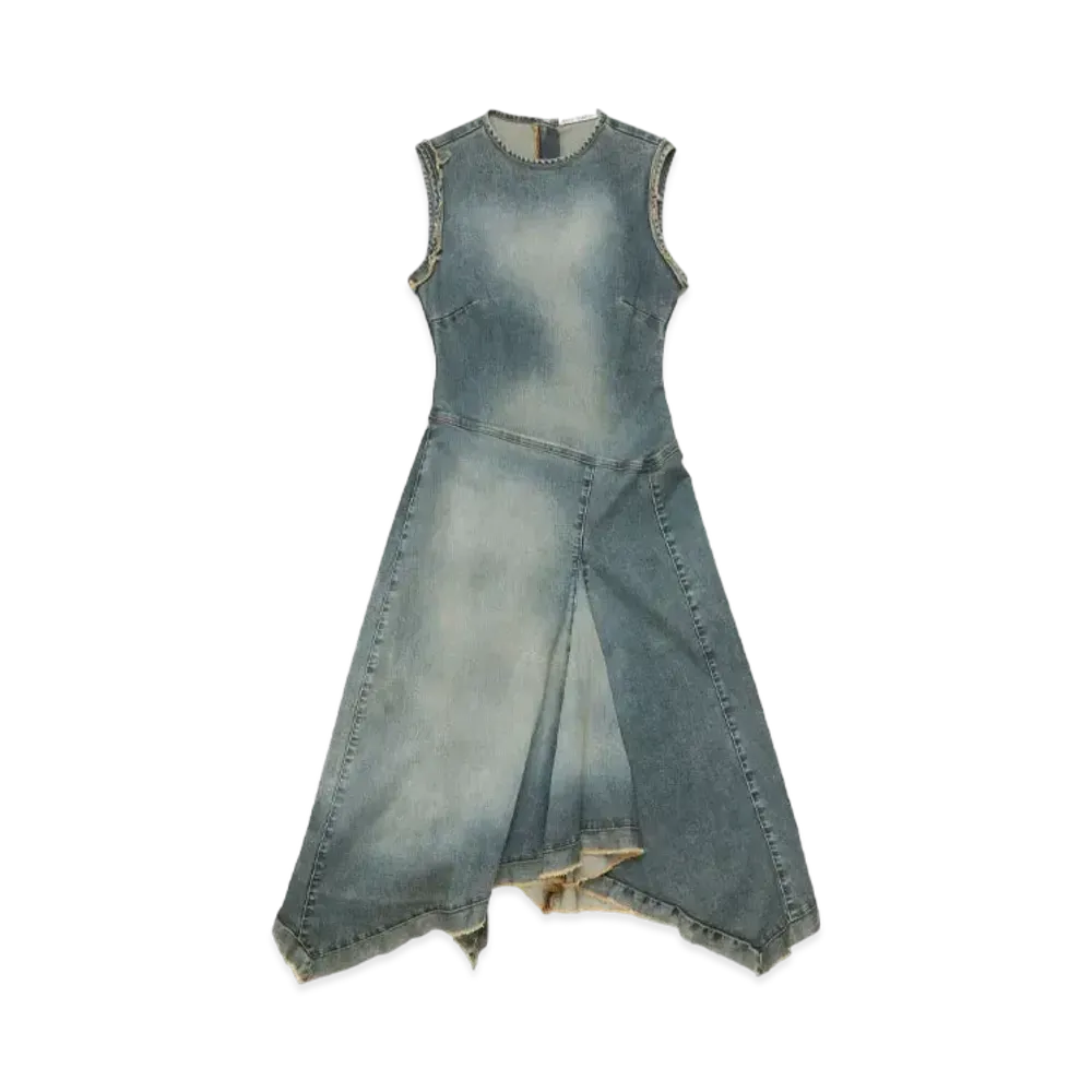 Acne Studios Demin Sleeveless Dress "Mid Blue"
