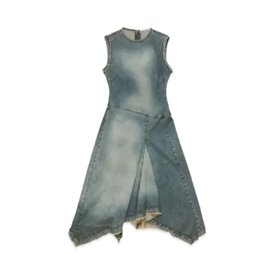 Acne Studios Demin Sleeveless Dress "Mid Blue"