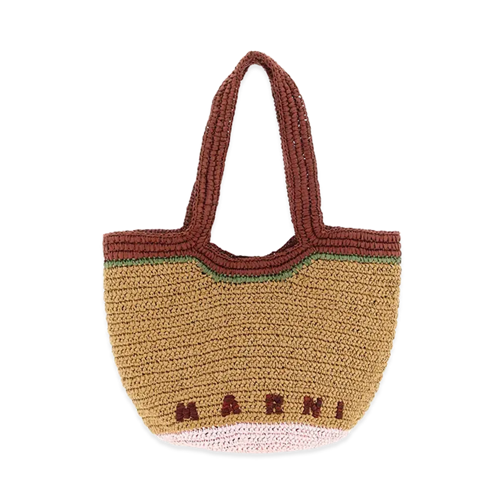 MARNI Women's Small 'Seaside' Shopping Bag "Multicolor"