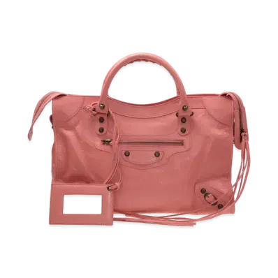 BALENCIAGA Handbag Lambskin "Pink"