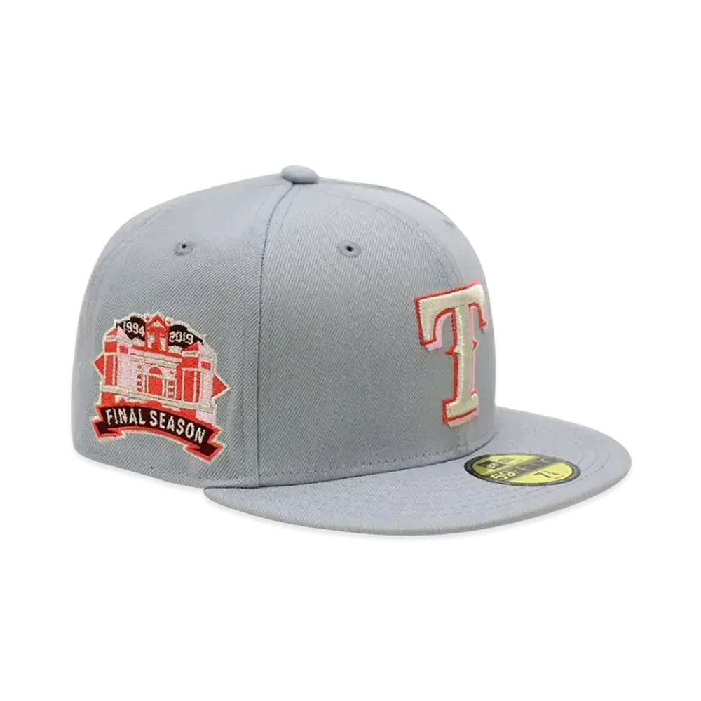 NEW ERA x THE CAP 'High Blossom' 59Fifty Texas Rangers "Gray"