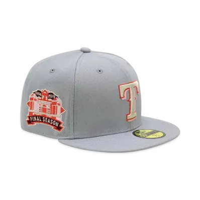 NEW ERA x THE CAP 'High Blossom' 59Fifty Texas Rangers "Gray"