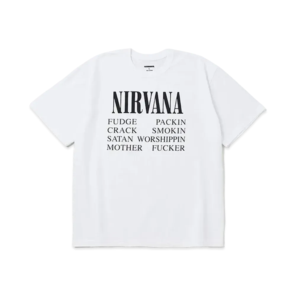 NEIGHBORHOOD x NIRVANA . Tee SS-4 "White"