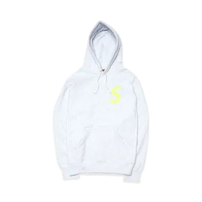 Supreme S Logo Hooded Sweatshirt "Grey" (19FW)