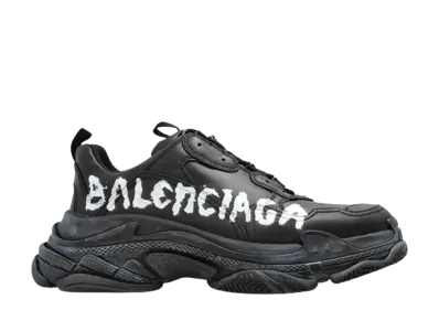 BALENCIAGA Triple S Sneaker "Black/White"