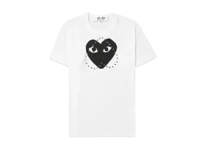 COMME des GARCONS PLAY CDG Tee "White/Black"