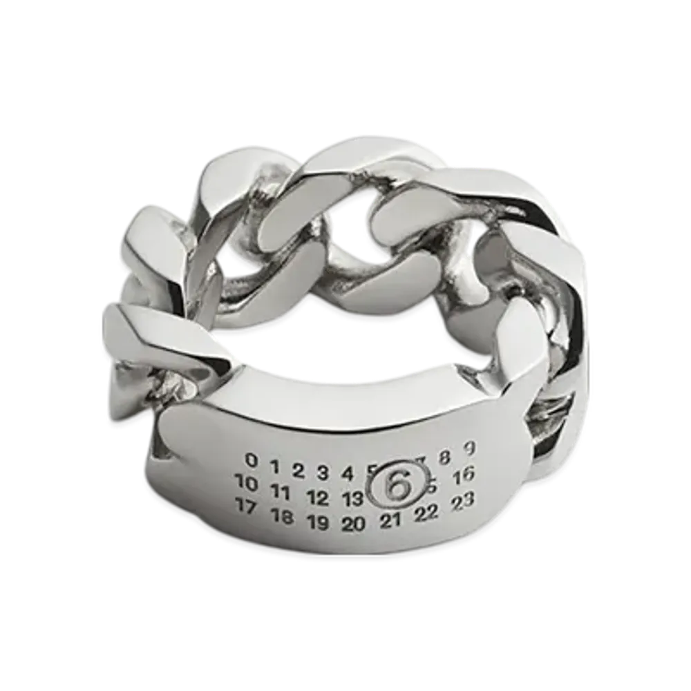 MM6 Maison Margiela Numbering Chainring "Silver"