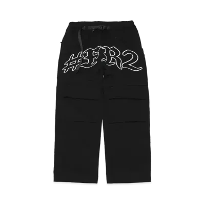 FR2 Logo Embroidery 2way Cargo Pants "Black"