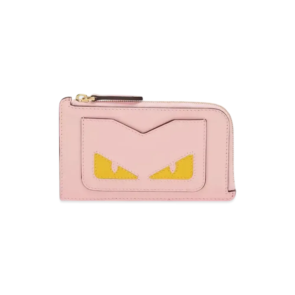 FENDI Leather Card Case Lunar New Year "Pink"