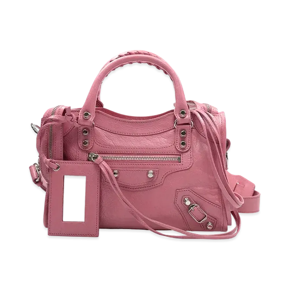 BALENCIAGA Handbag Lambskin "Pink"