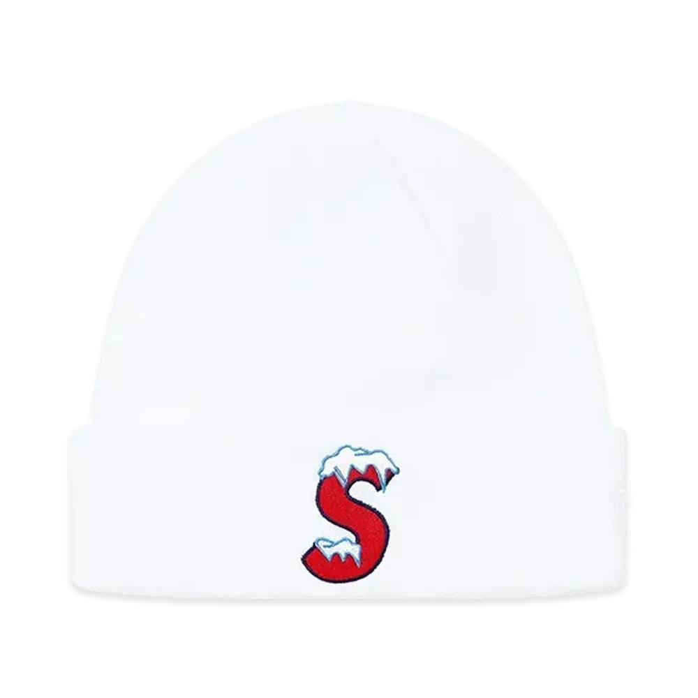 Supreme New Era S Logo Beanie "White" (20FW)