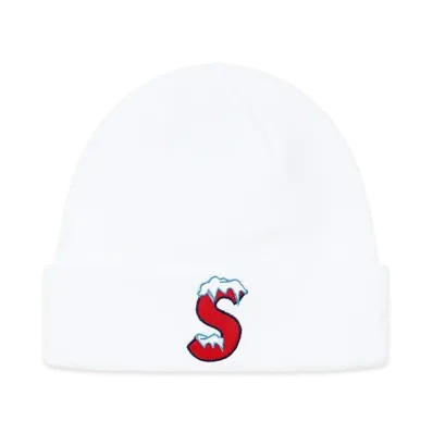Supreme New Era S Logo Beanie "White" (20FW)