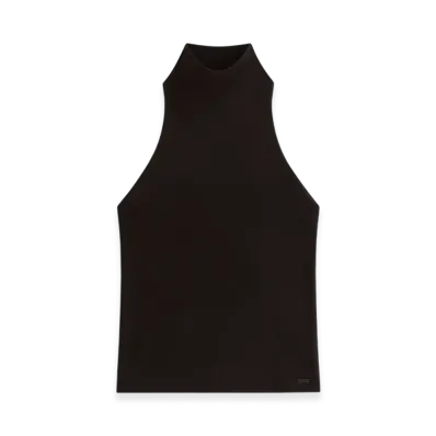 Kith Women's Jaden Halter Sweater Tank "Black"