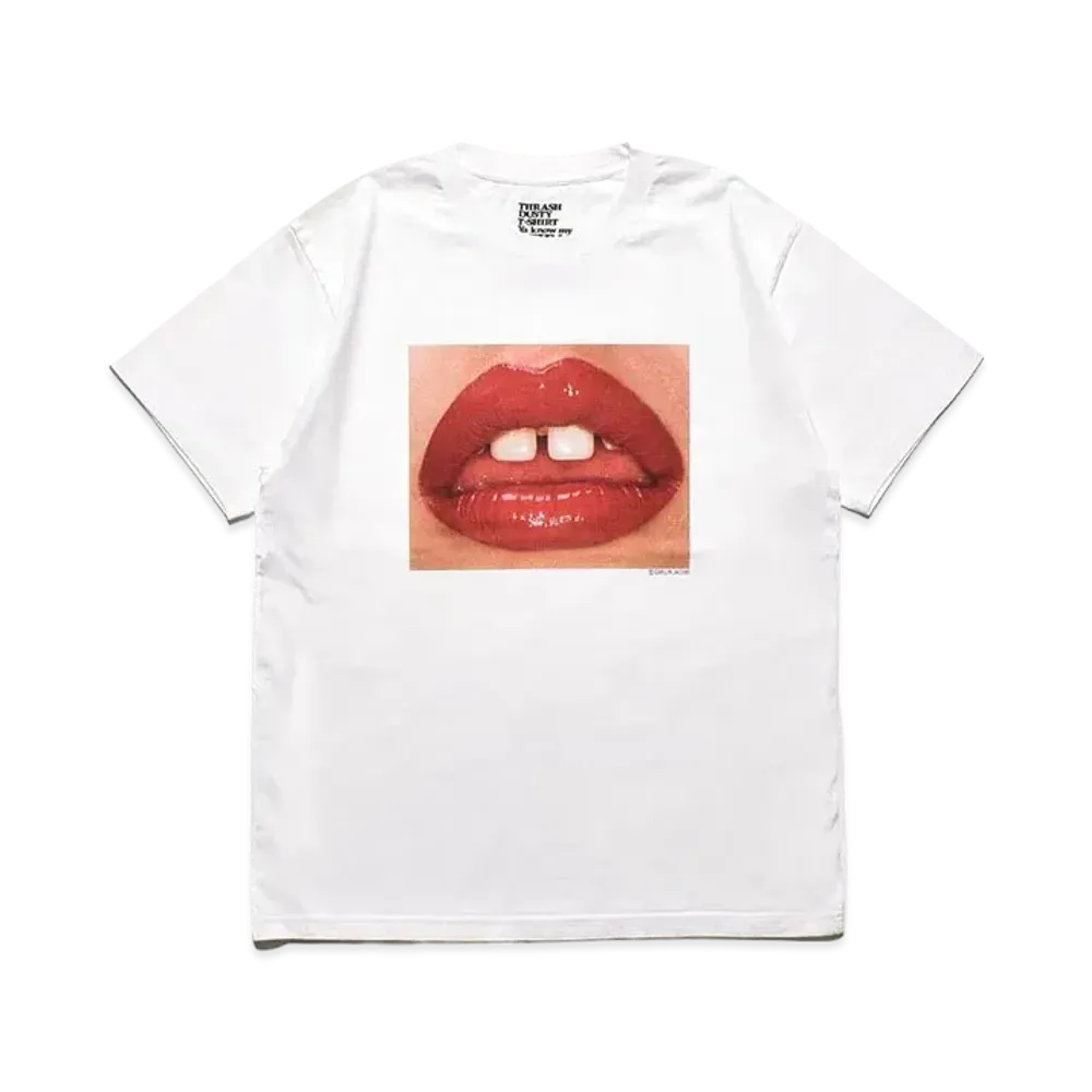 MINEDENIM Carlijn Jacobs x Stie-lo Lips Tee "White"