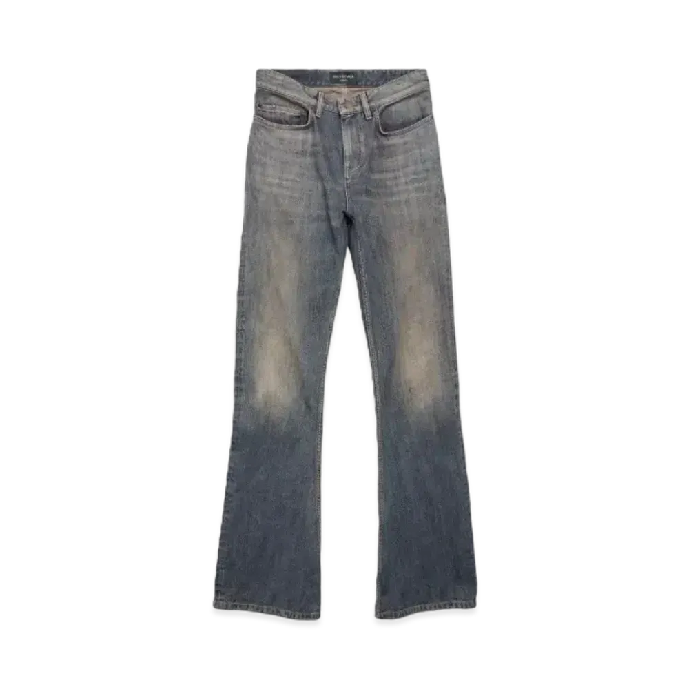 BALENCIAGA Bootcut Pants "Light Blue"