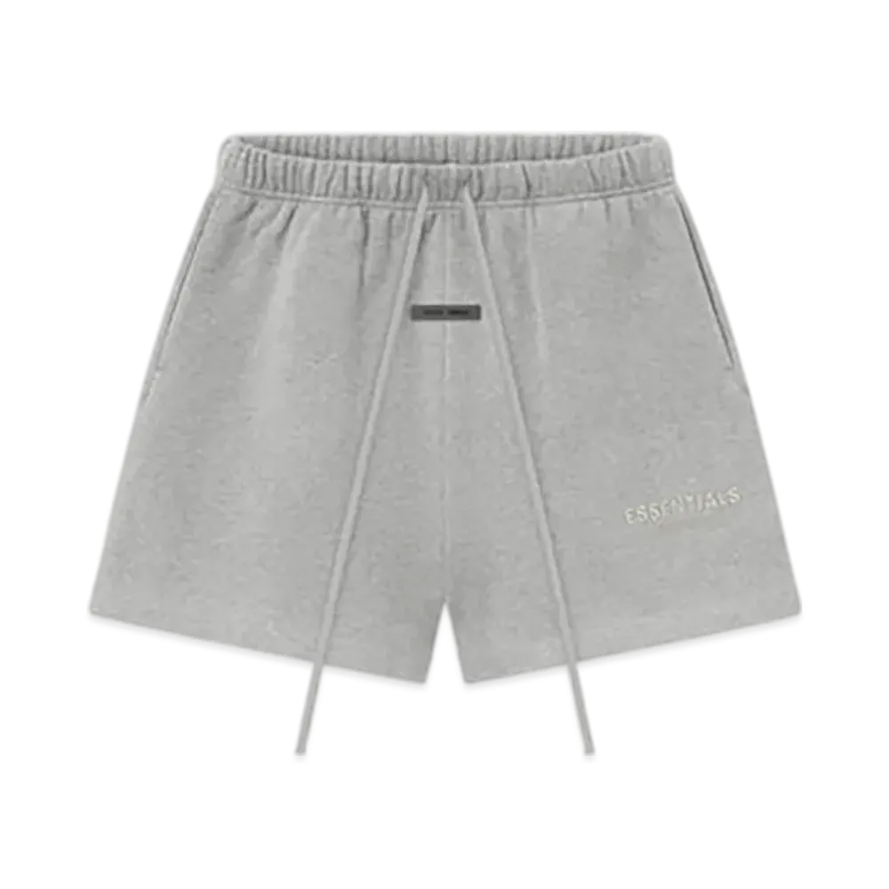 FEAR OF GOD ESSENTIALS Classic Fleece Sweatshort "Concrete Heather"