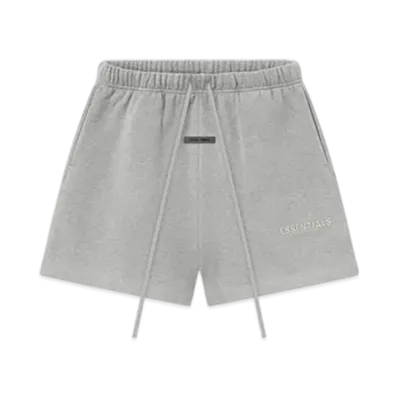 FEAR OF GOD ESSENTIALS Classic Fleece Sweatshort "Concrete Heather"