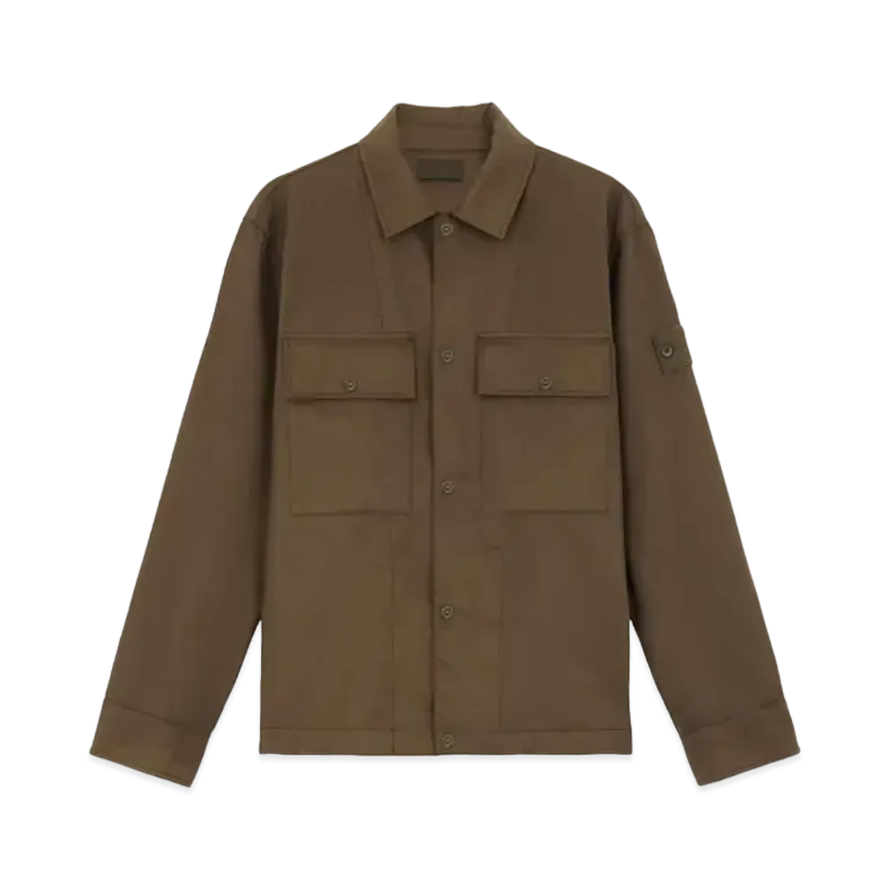 Stone Island Q10F2 Performance Twill Wool-TC_Stone Island Ghost "Military Green"