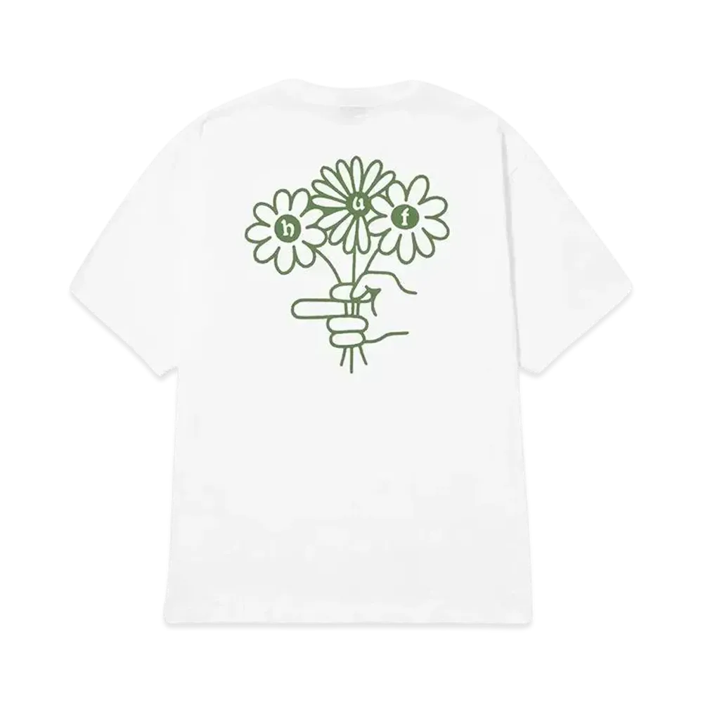 HUF Hand Pick Tee "White"