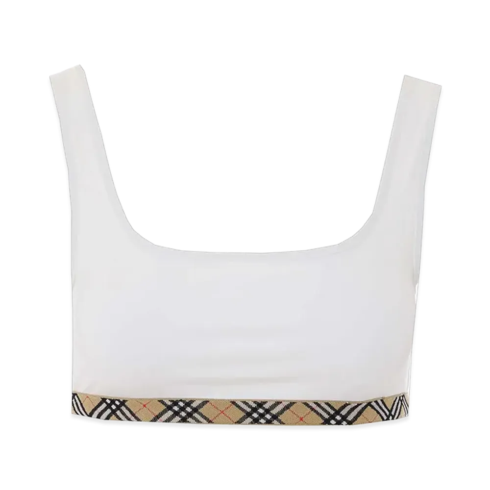 Burberry Women's Samphire Bra Swimwear "White"
