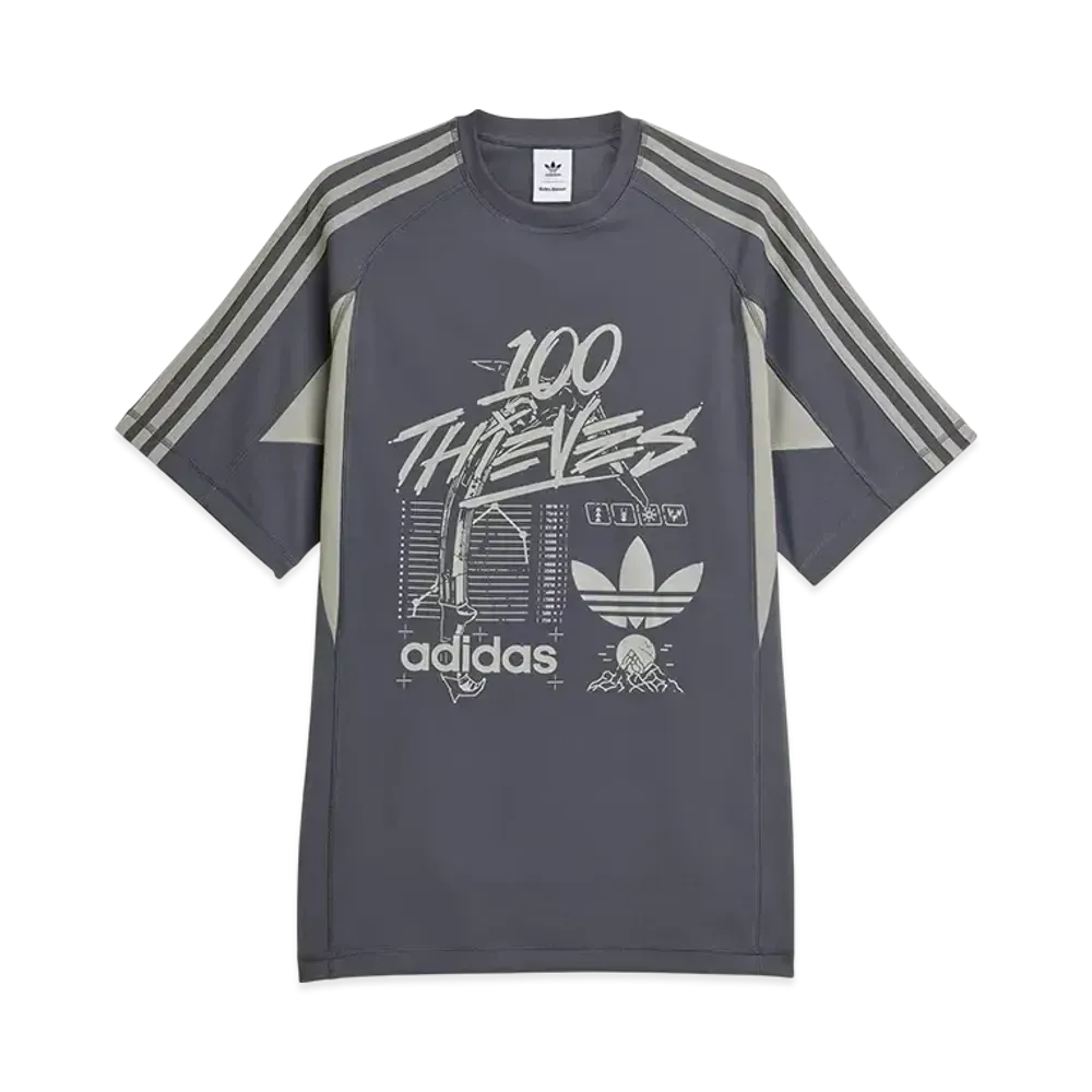 adidas x 100 Thieves T-shirt "Carbon"