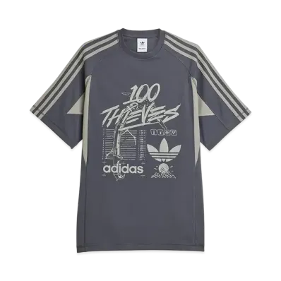 adidas x 100 Thieves T-shirt "Carbon"