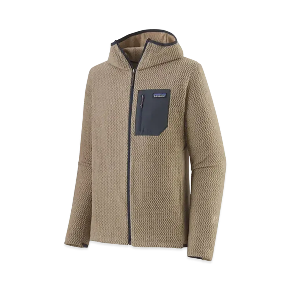 patagonia Men's R1 Air Full Zip Hoodie "Oar Tan"